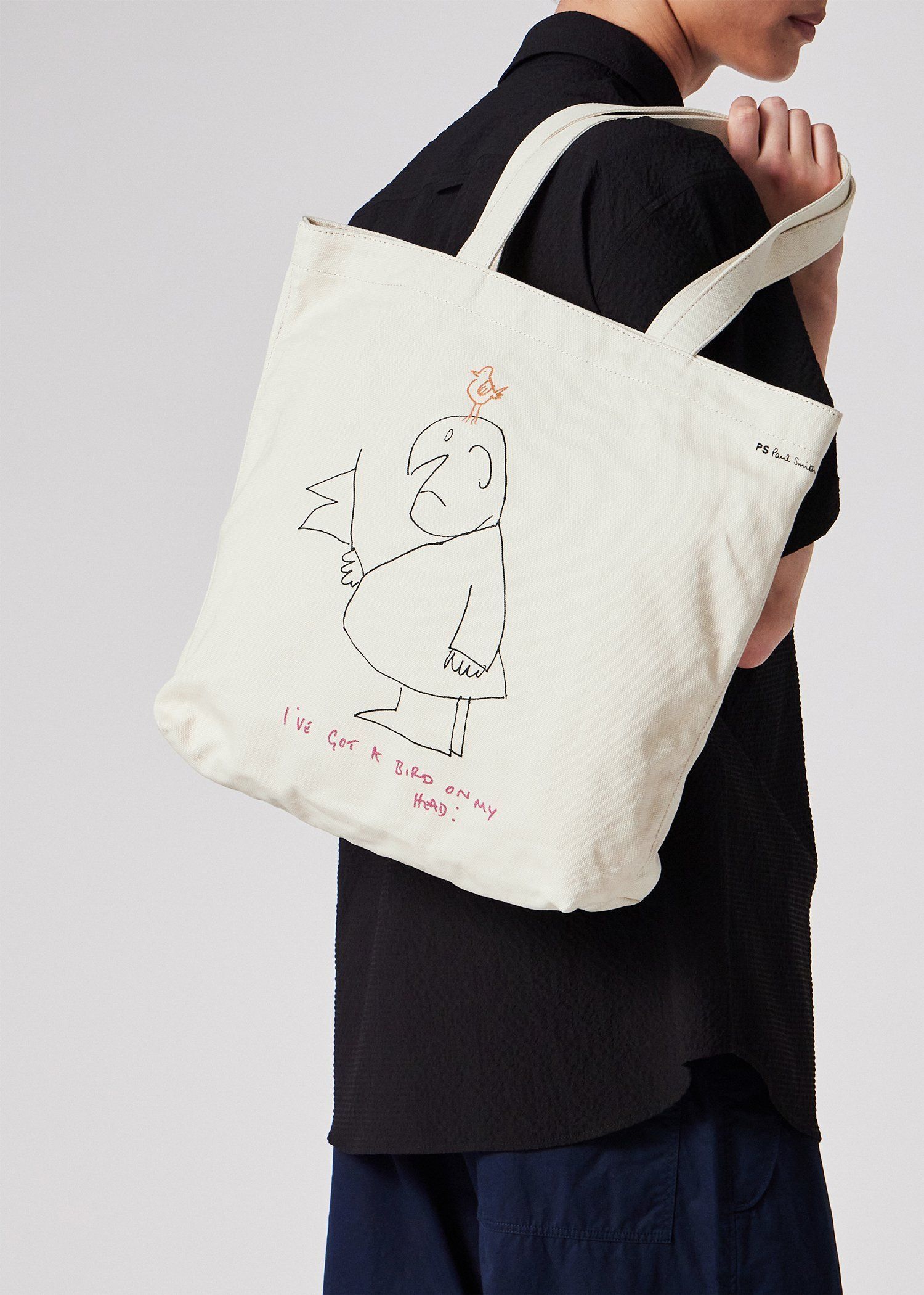 Drawn by Paul "Gentleman＆Bird" トートバッグ