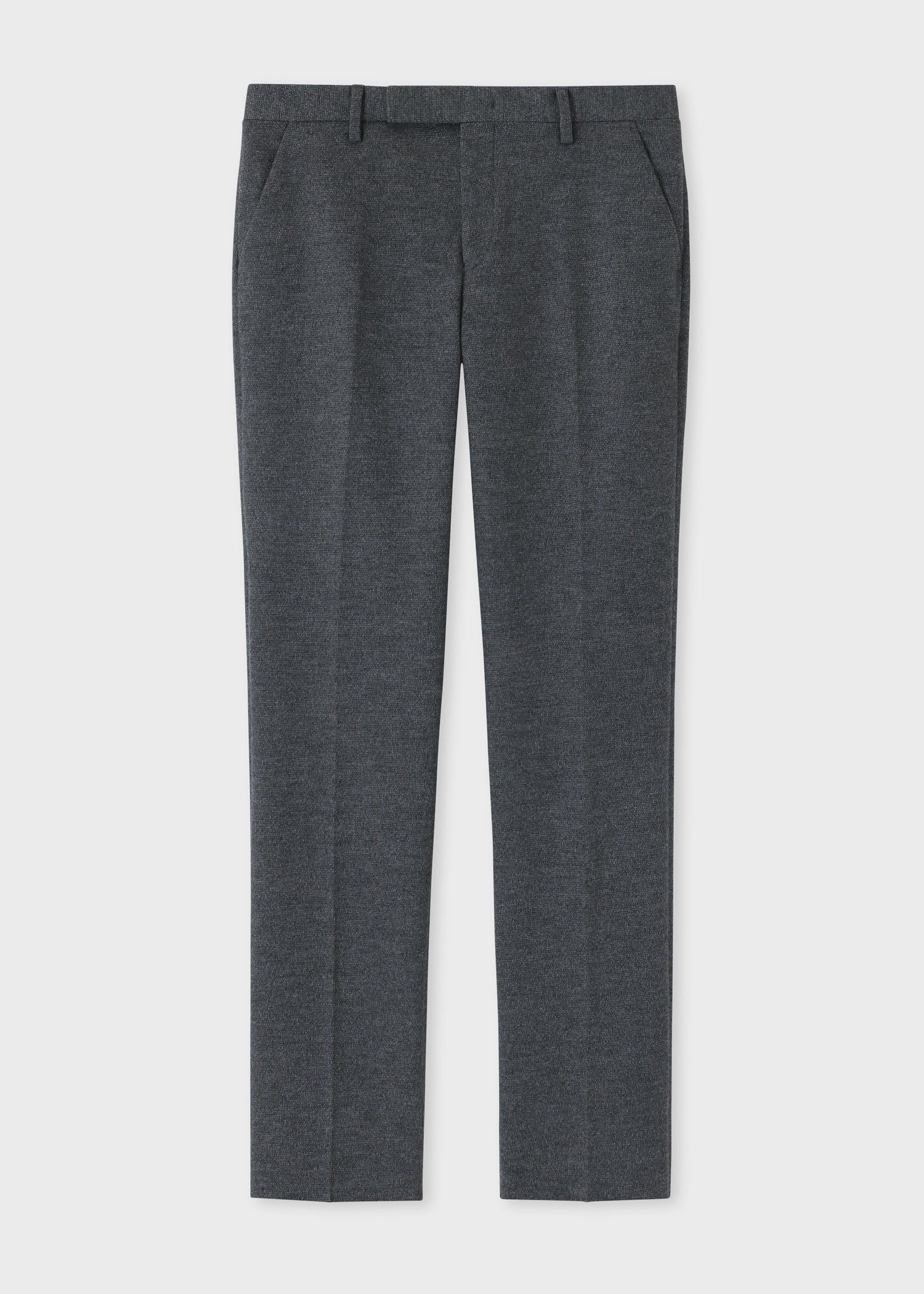 ウールジャージ テーパードトラウザーズ