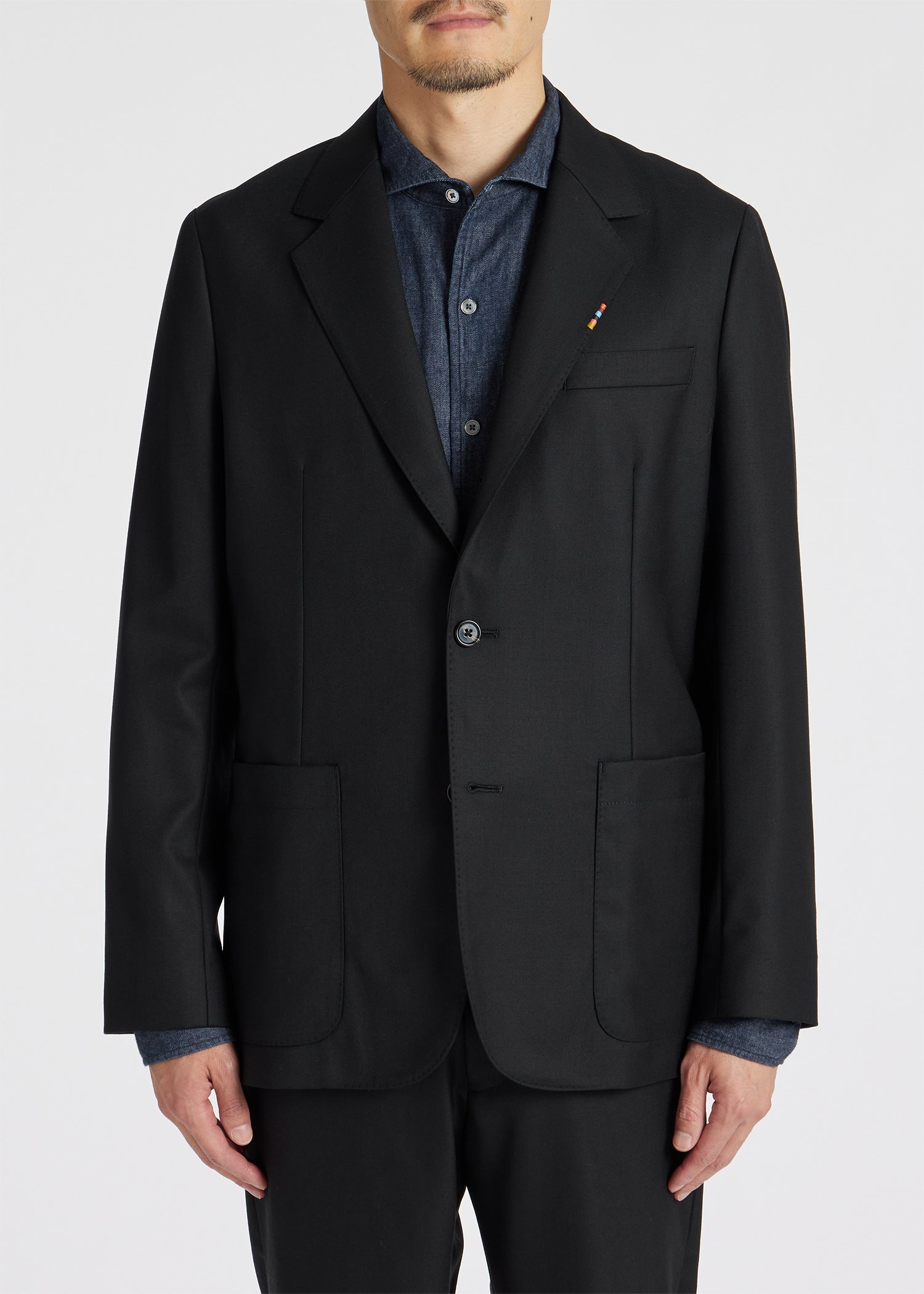 ソリッド ウールストレッチ ジャケット 'A Suit To Travel In'