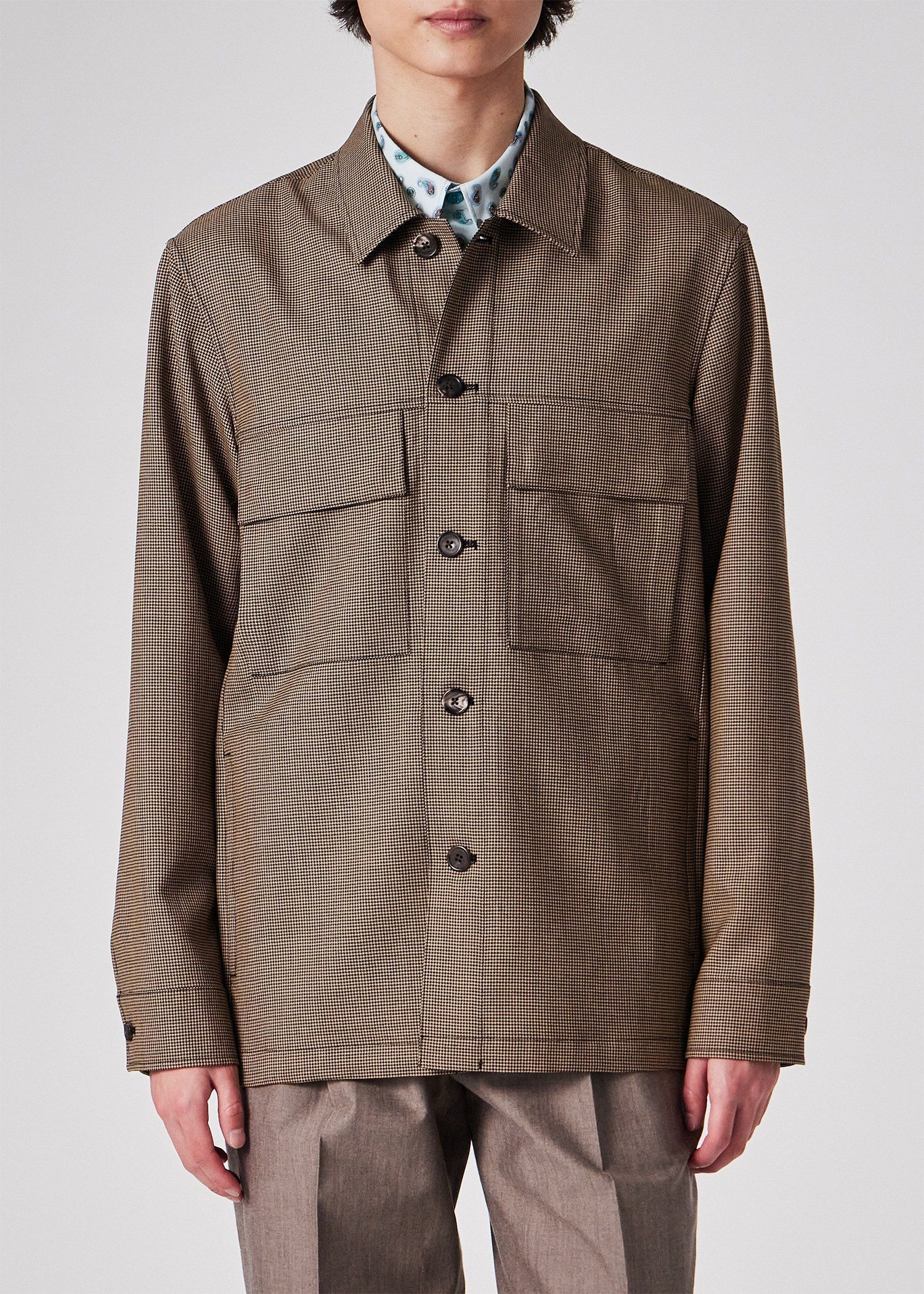 クラシックハウンドトゥース ブルゾン