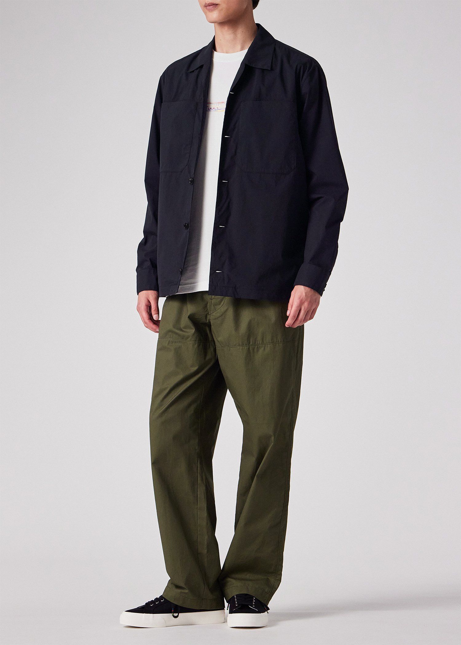 コットンタイプライター シャツブルゾン