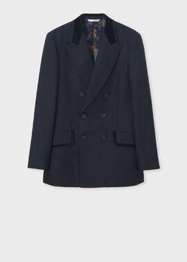 コードウール ダブルブレストジャケット