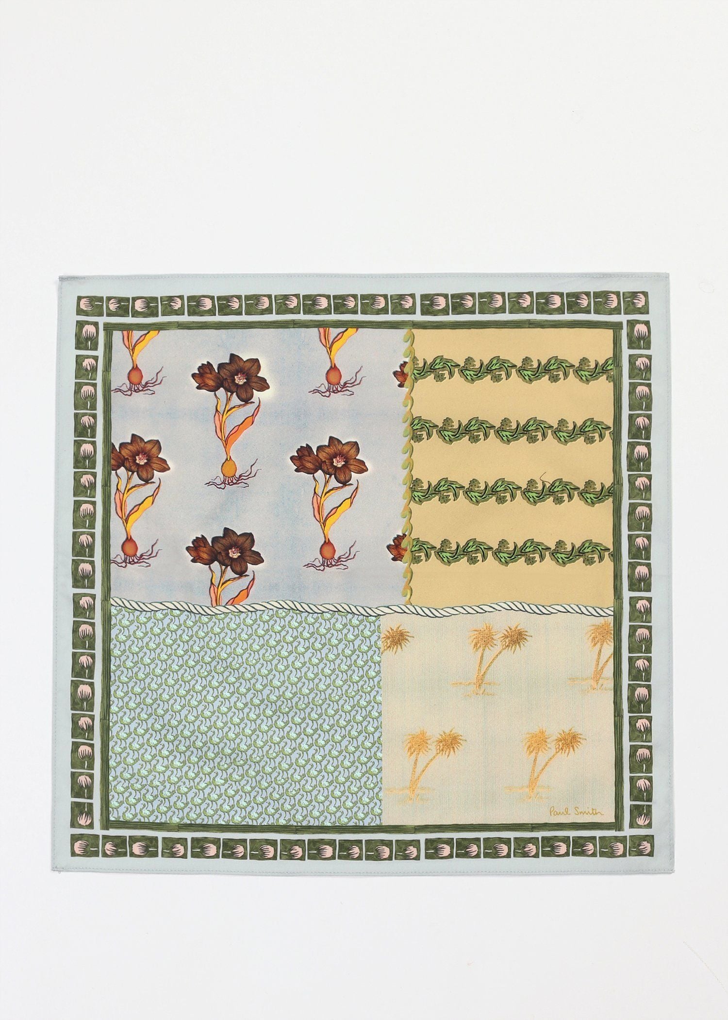 "Travel Collage" ハンカチ