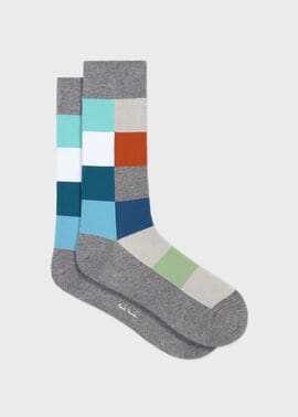 "Norwich Check" ソックス