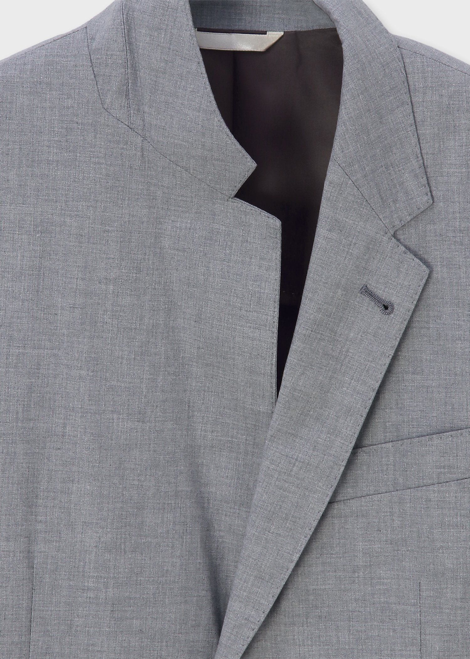 メランジストレッチコットン 2B ジャケット