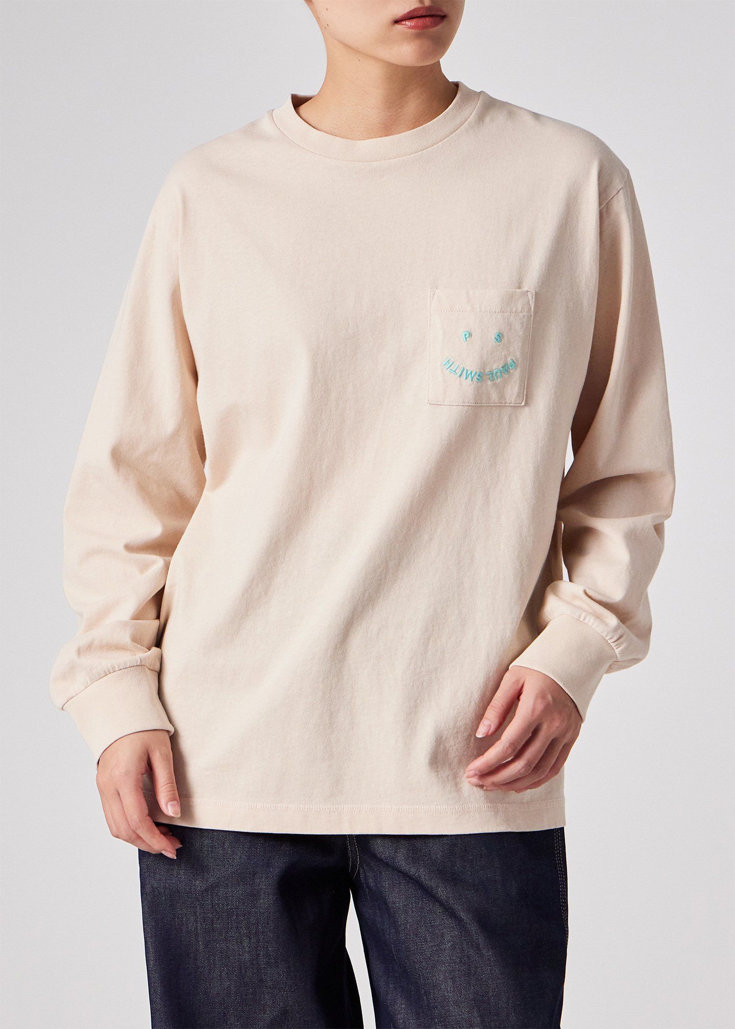 ウィメンズ "Happy" ロングスリーブTシャツ