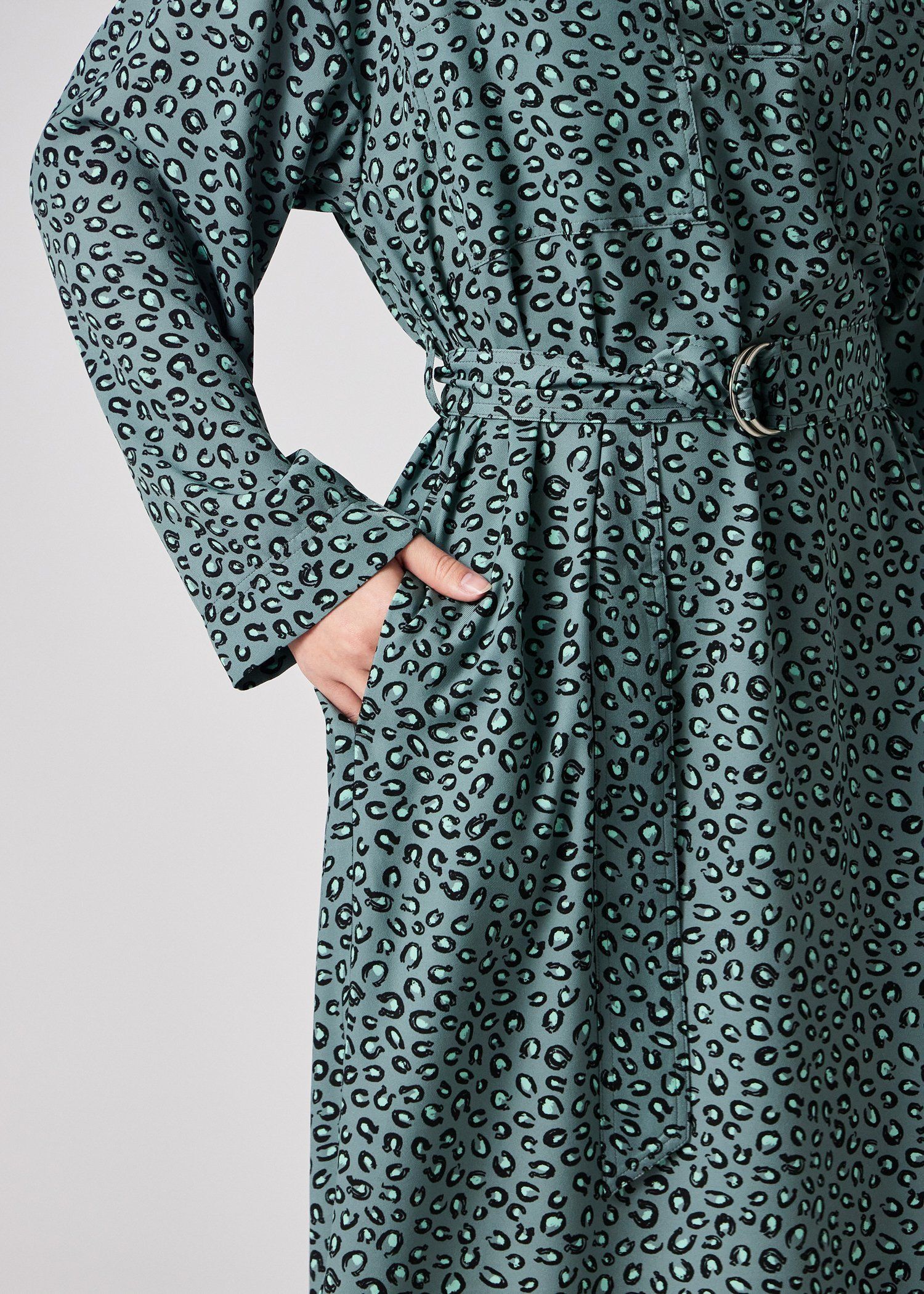 ウィメンズ "Horseshoe Leopard" プリント ワンピース