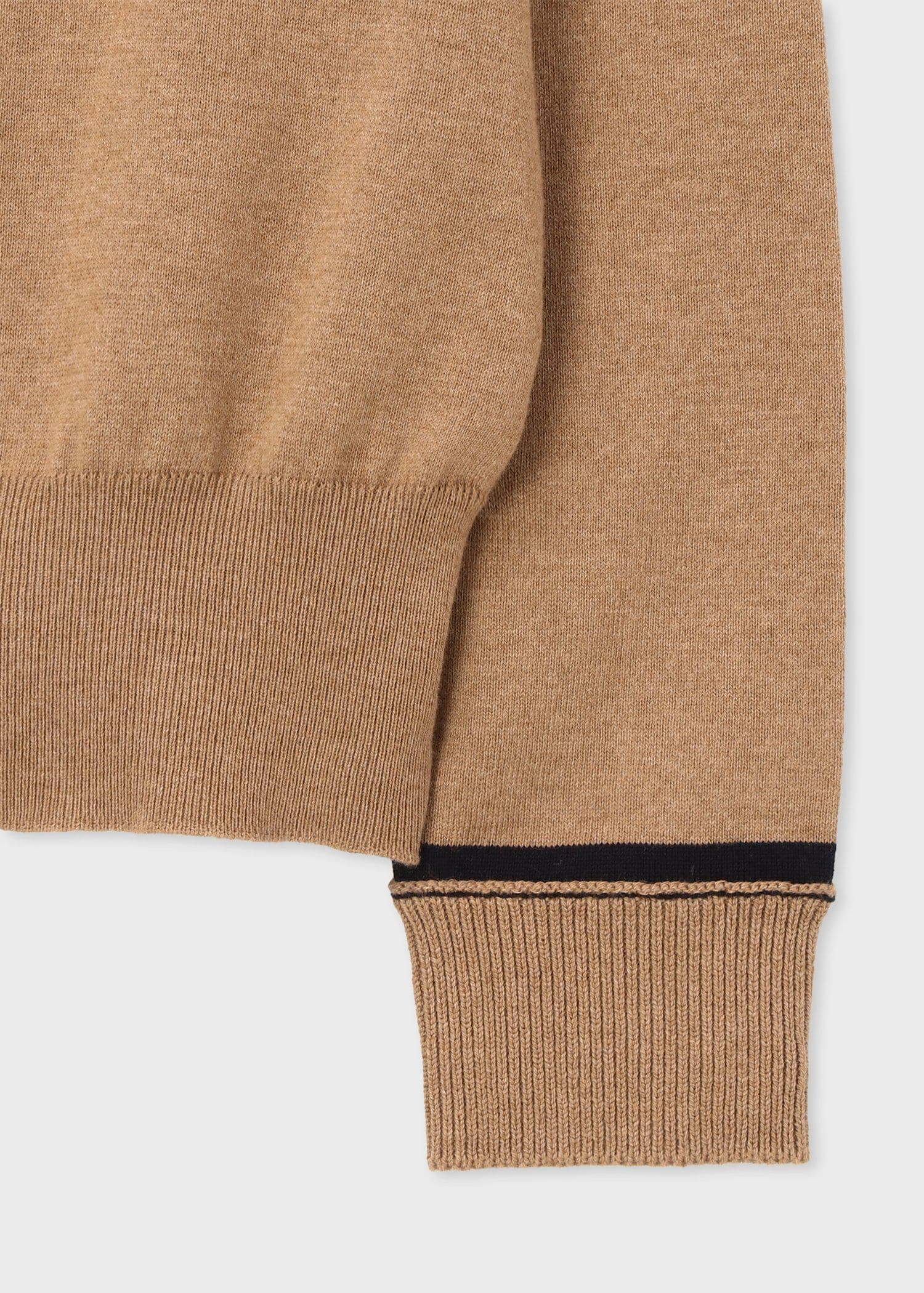 ウィメンズ アクセントカラー クルーネックニット