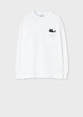 ウィメンズ キャット プリント 長袖Tシャツ