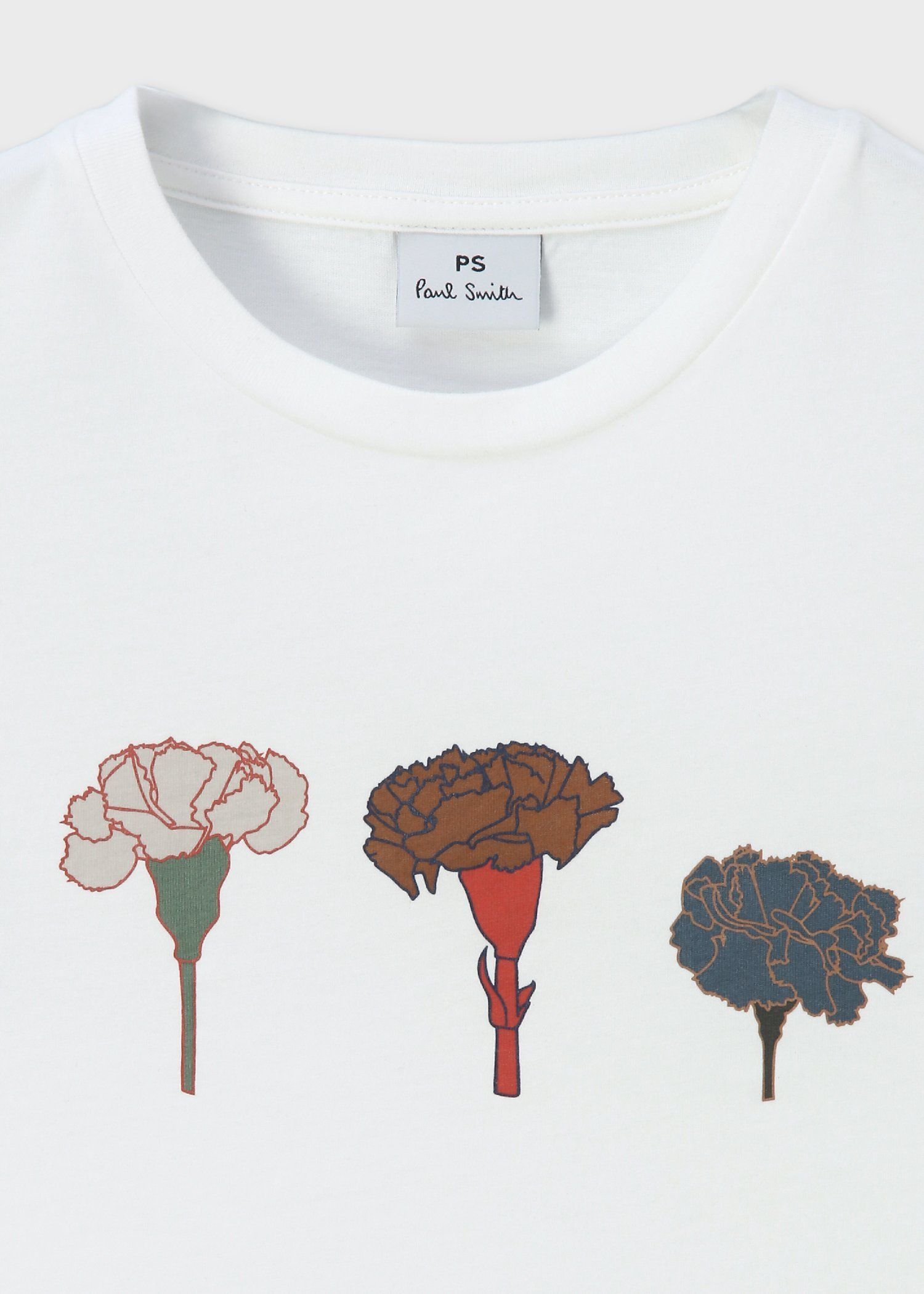 ウィメンズ ペインティングフラワー 長袖Tシャツ