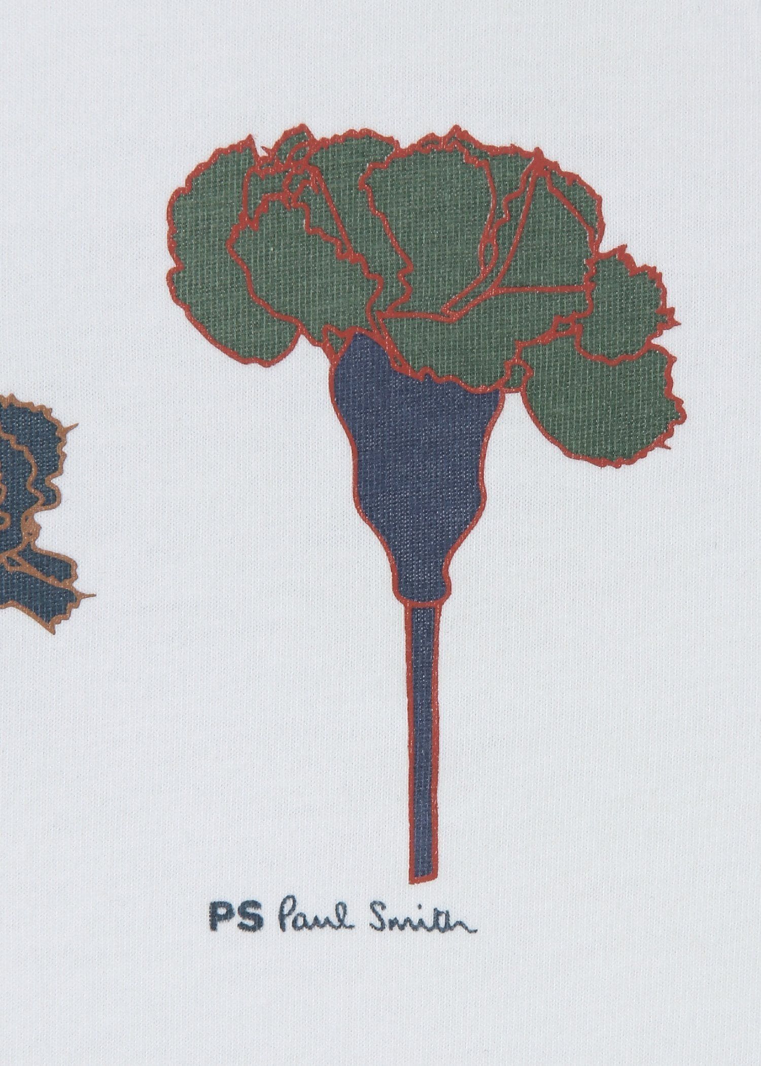 ウィメンズ ペインティングフラワー 長袖Tシャツ