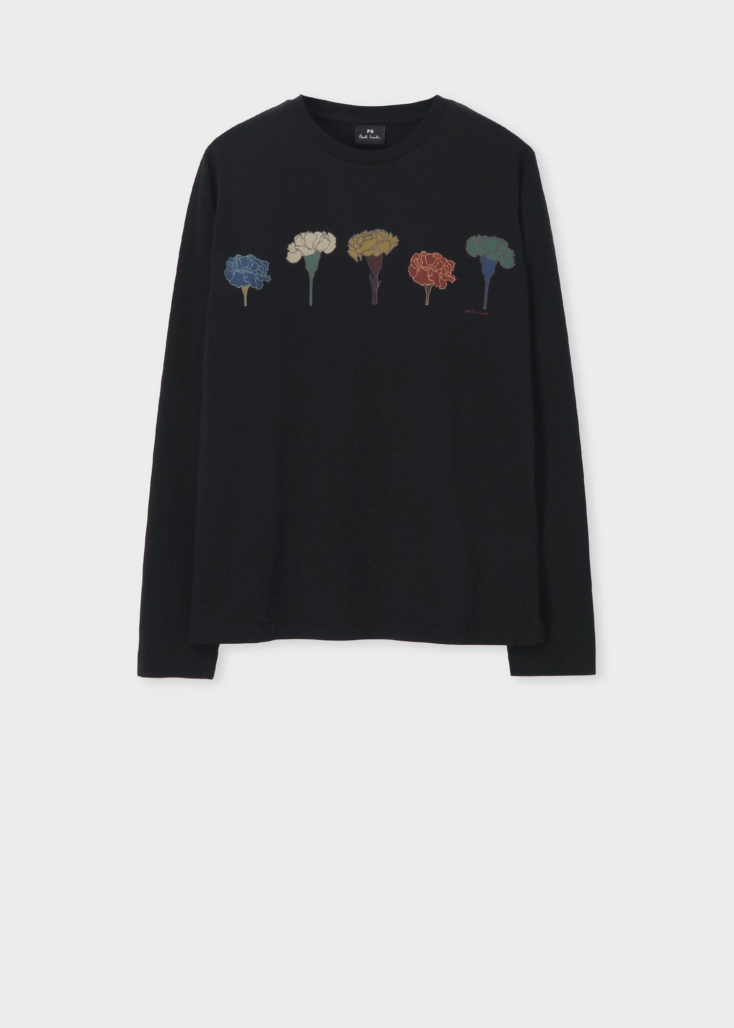 ウィメンズ ペインティングフラワー 長袖Tシャツ