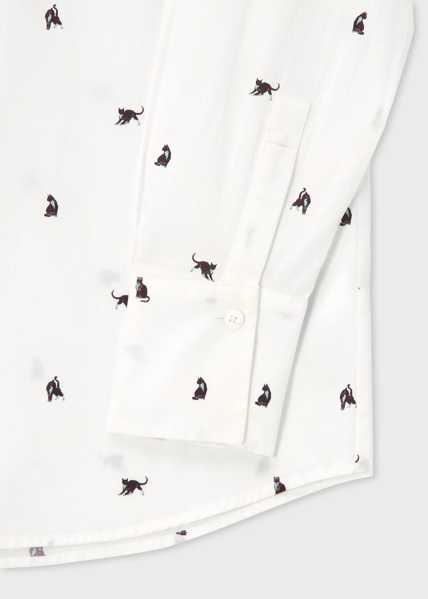 ウィメンズ "Ditsy Cat" コットン シャツ