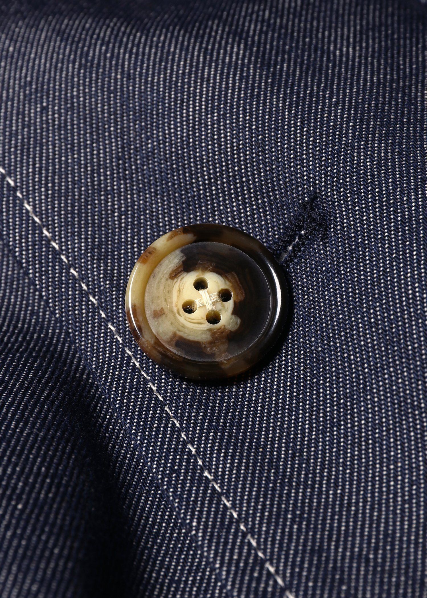 ウィメンズ コントラストステッチ デニムジャケット