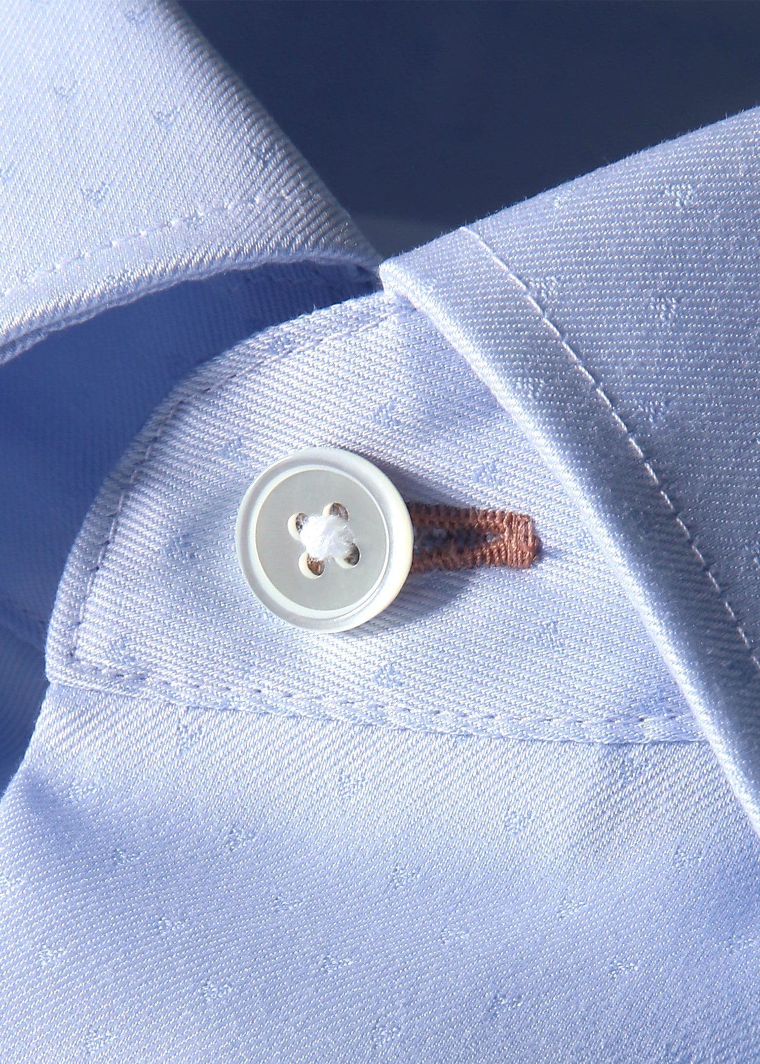 ピンドット ドレスシャツ