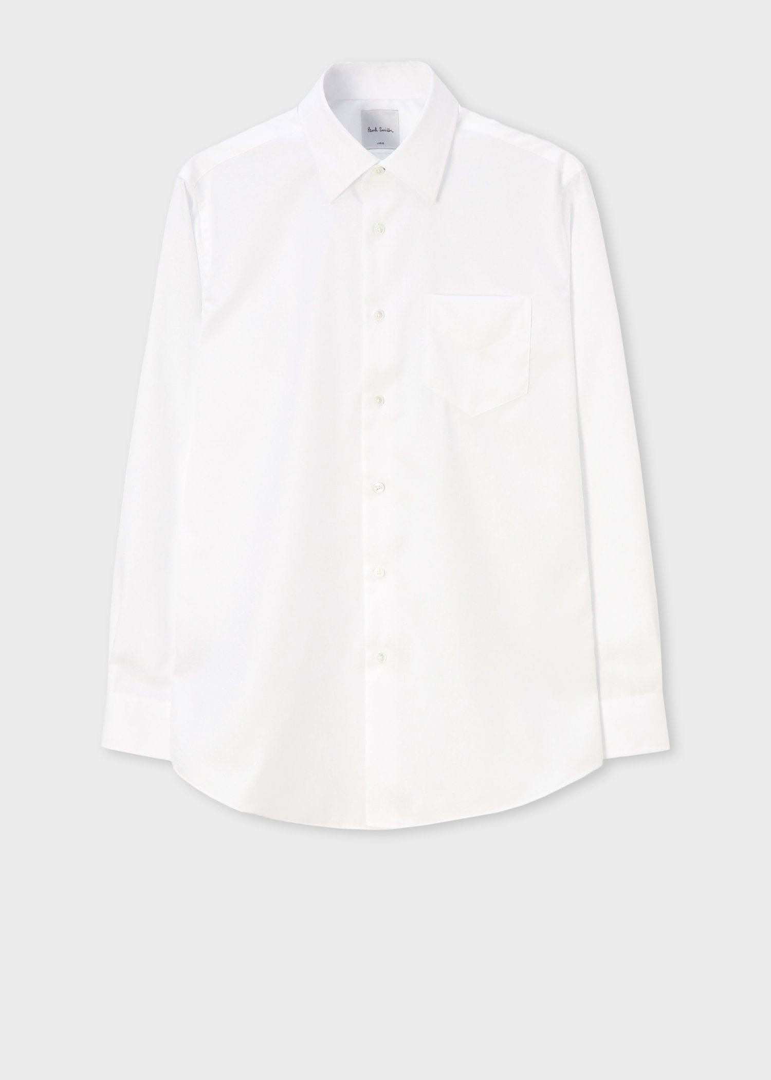 ピンドット ドレスシャツ