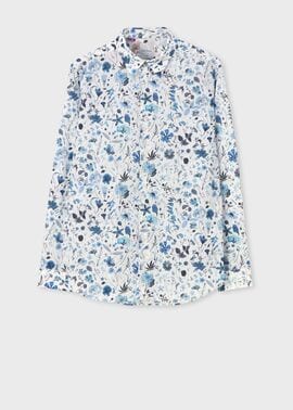 "Watercolor Liberty" プリントシャツ