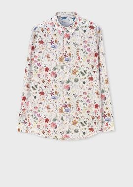 "Watercolor Liberty" プリントシャツ