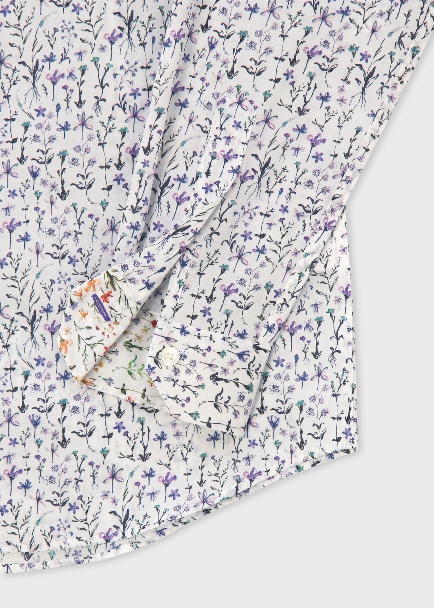 "Water Colour Floral" カジュアルシャツ