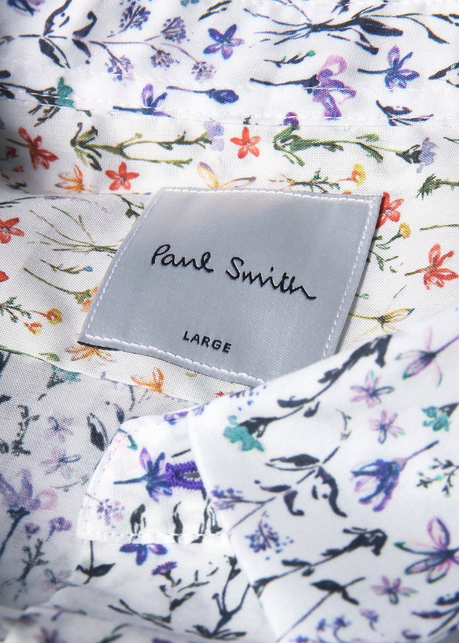 "Water Colour Floral" カジュアルシャツ