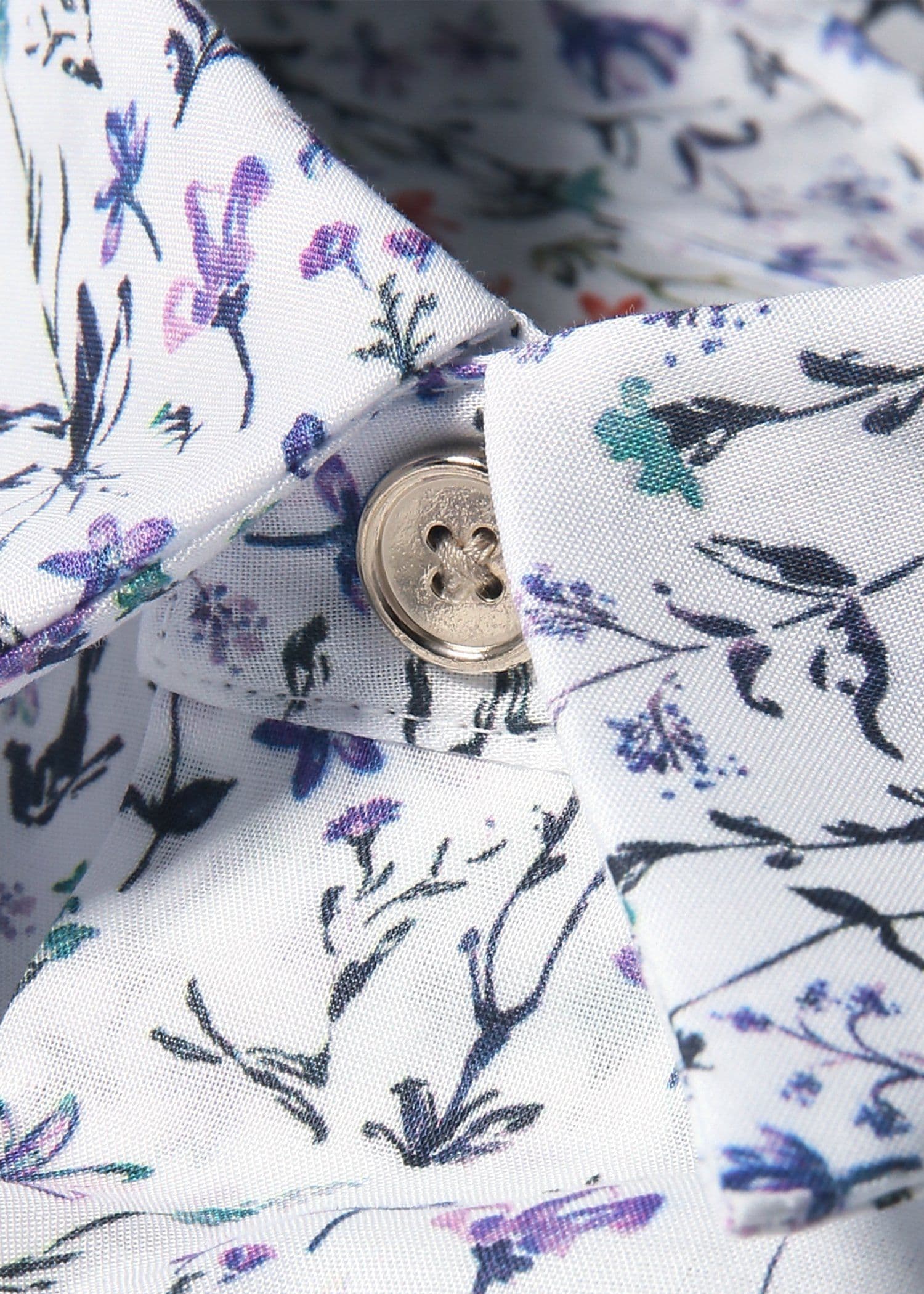 "Water Colour Floral" カジュアルシャツ