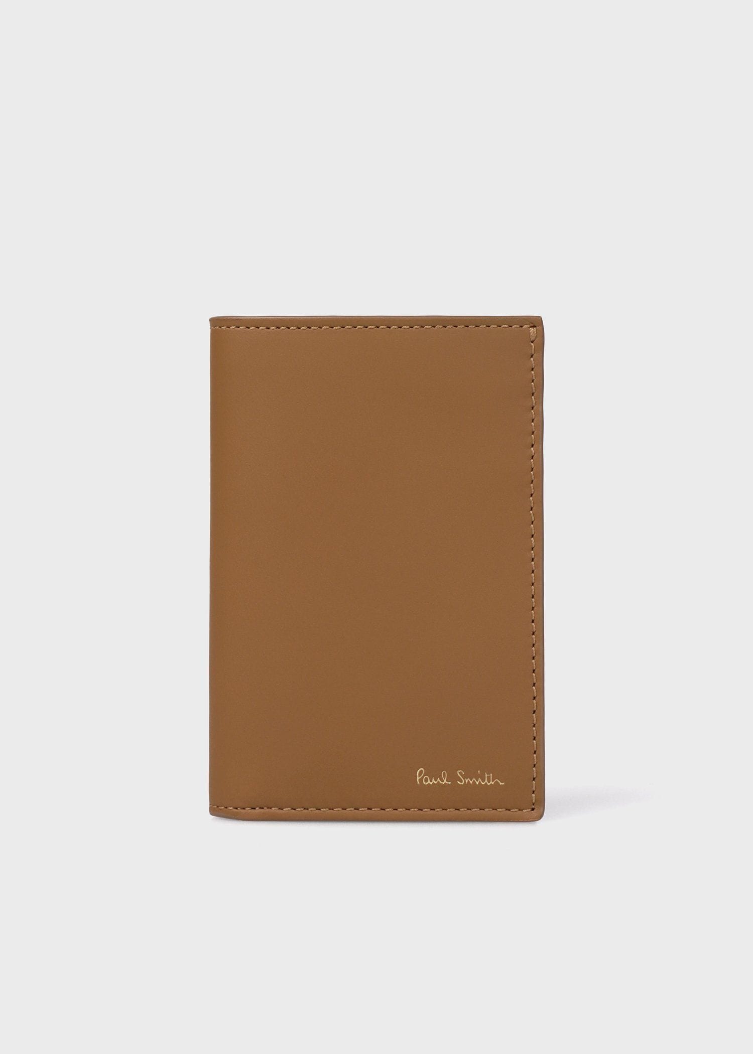 Paul Smith 名刺入れ ブラウン Signature Stripe Interior