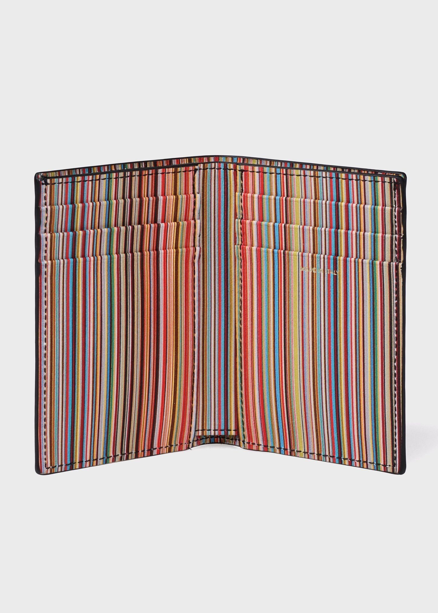 "Signature Stripe Interior" カードケース