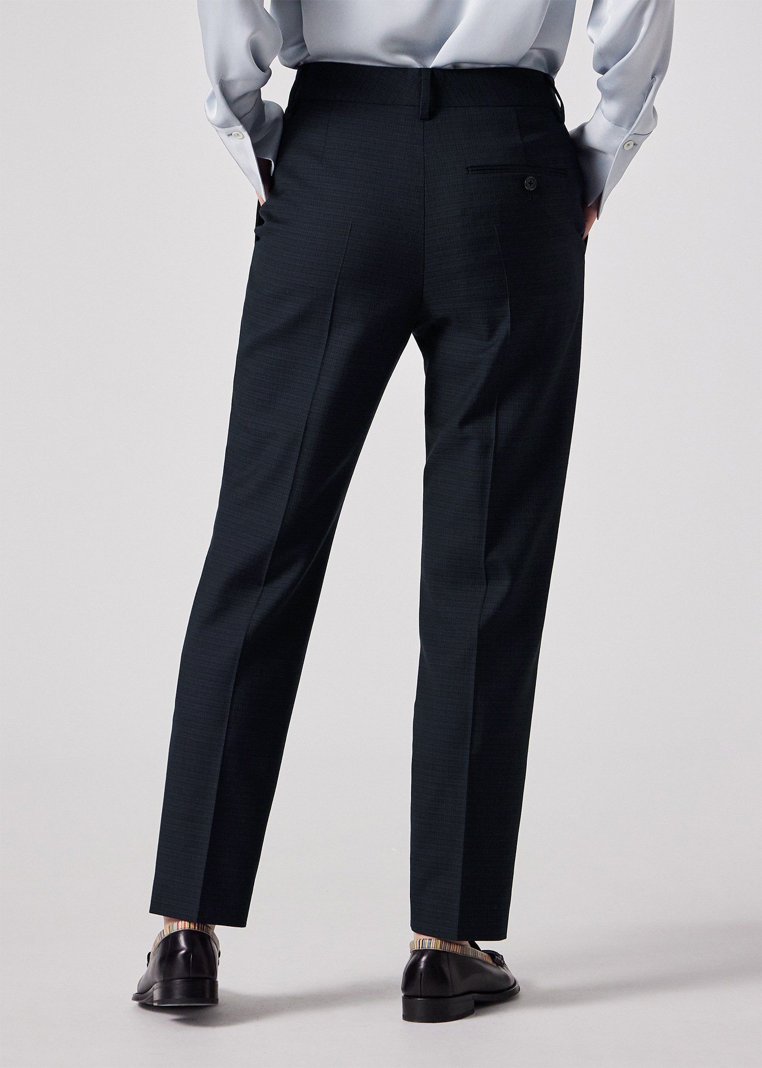 ウィメンズ クラシカルチェック テーパードパンツ