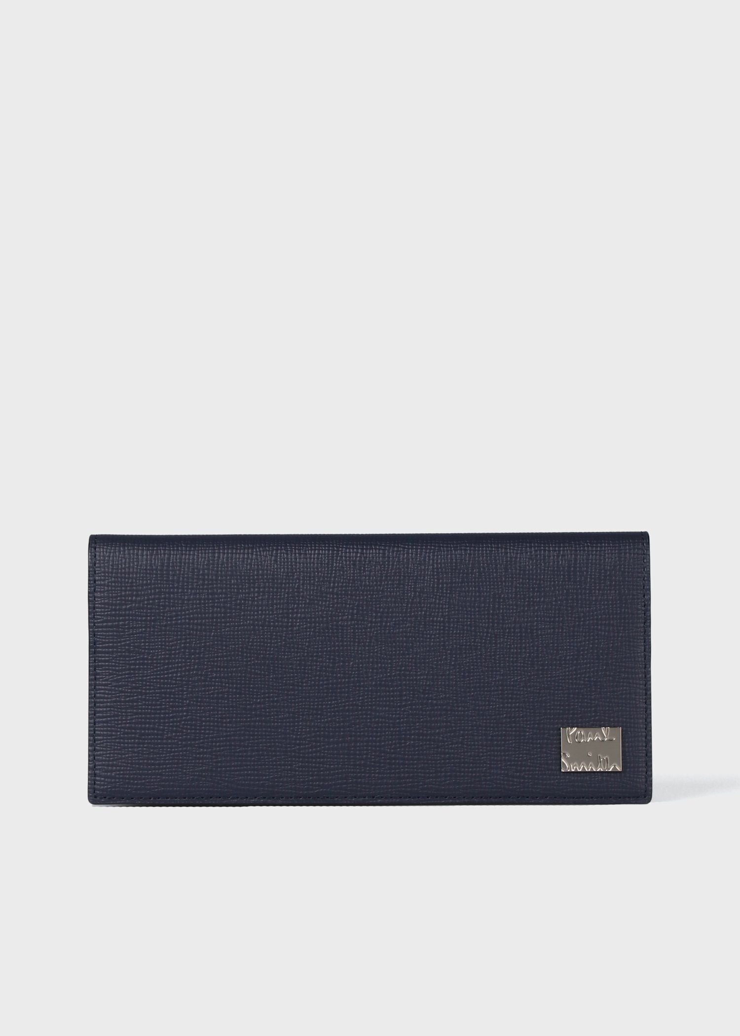 メタルクロップドロゴ 長財布（ネイビー） ｜ポール・スミス