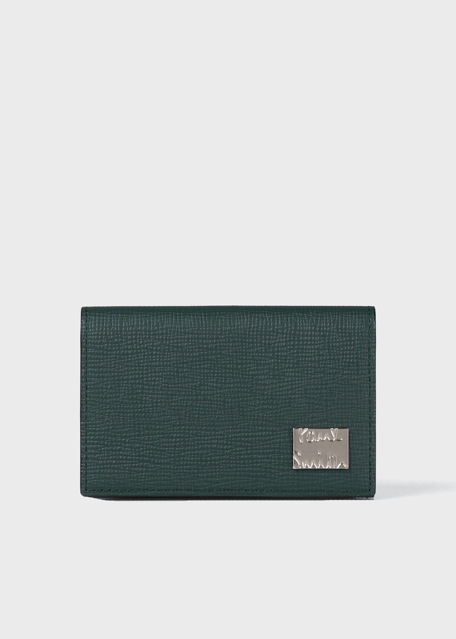 メタルクロップドロゴ 名刺入れ（ネイビー） ｜ポール・スミス