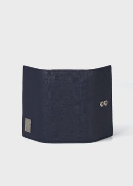 メタルクロップドロゴ キーケース（ネイビー） ｜ポール・スミス