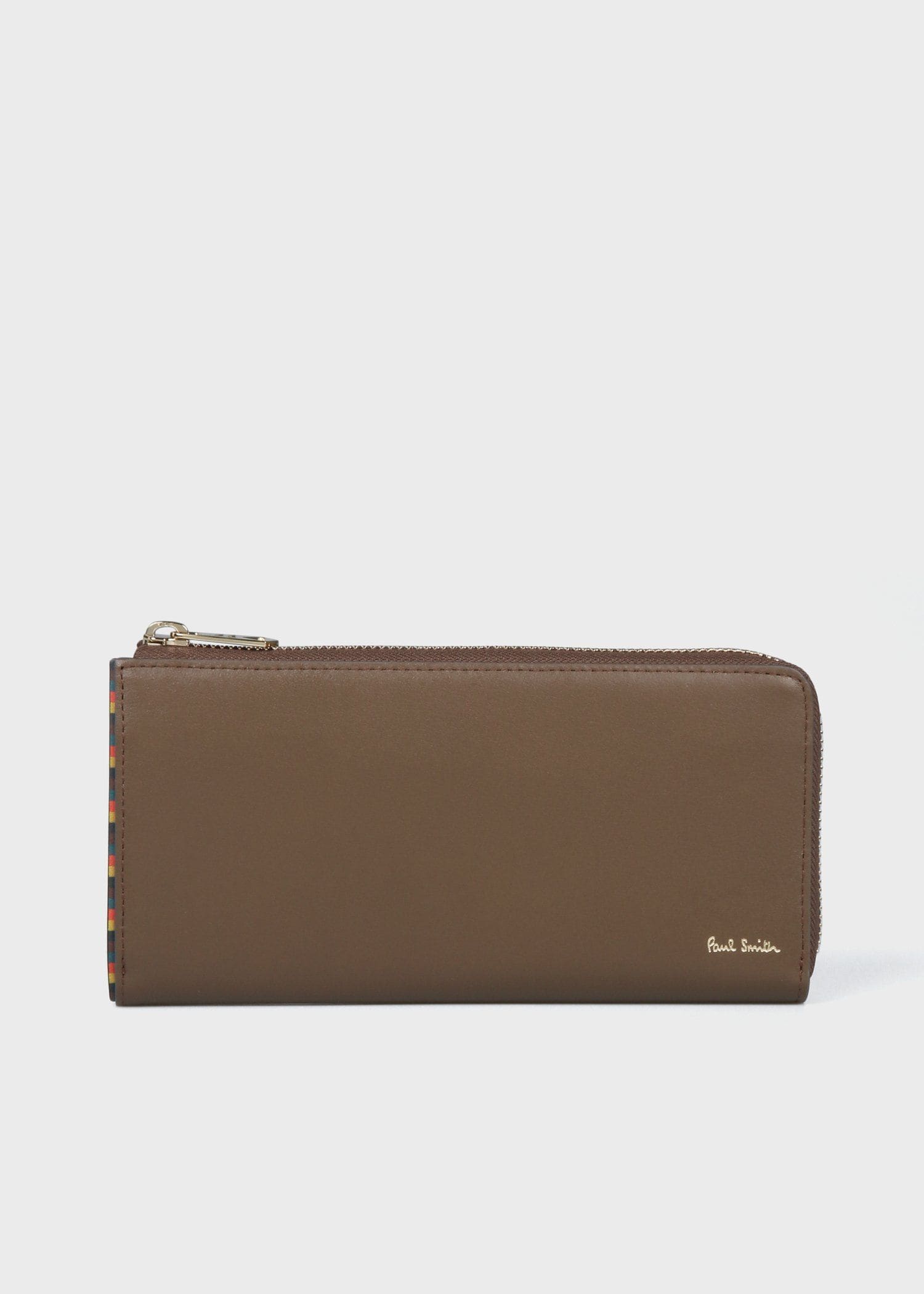 ブライトストライプトリム 長財布