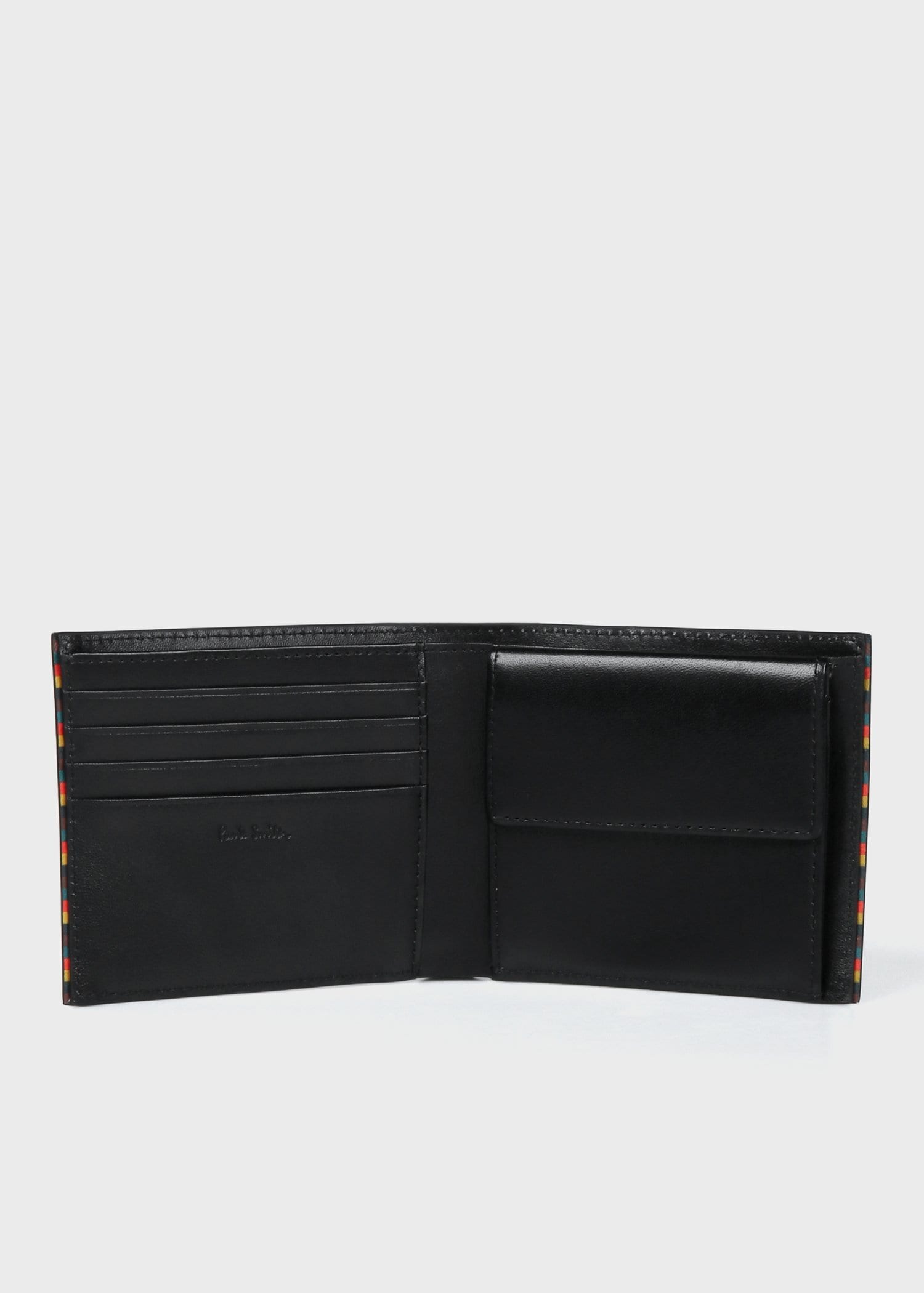 ブライトストライプトリム 2つ折り財布