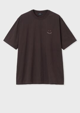 "Happy" ガーメントダイ Tシャツ