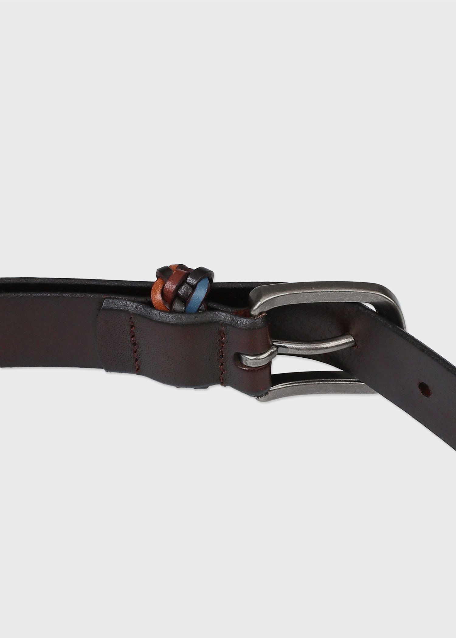 マルチカラーメッシュ レザーベルト