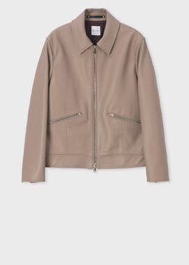 シープスキン ダブルジップ ブルゾン