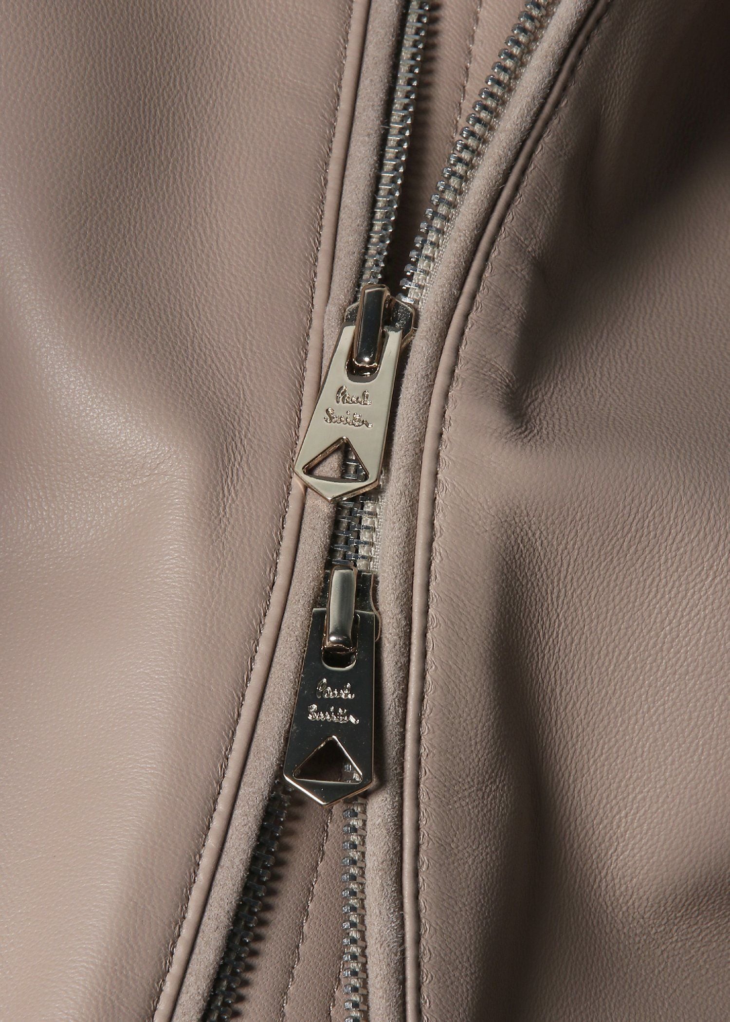 シープスキン ダブルジップ ブルゾン