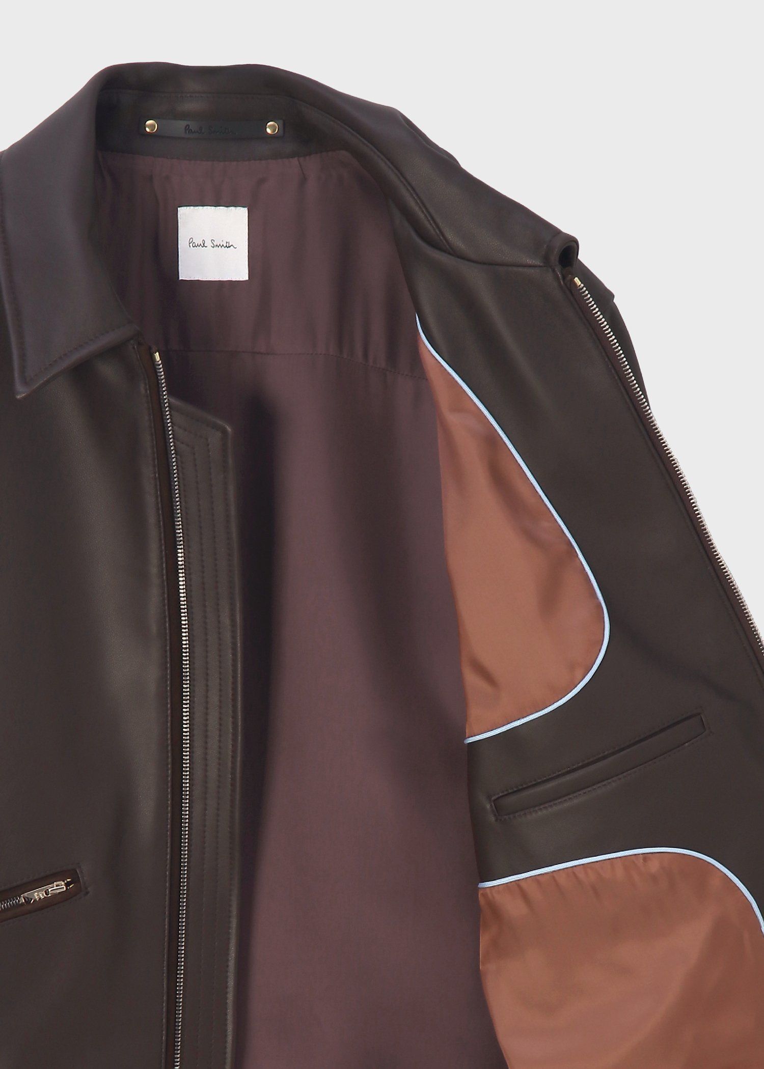 シープスキン ダブルジップ ブルゾン