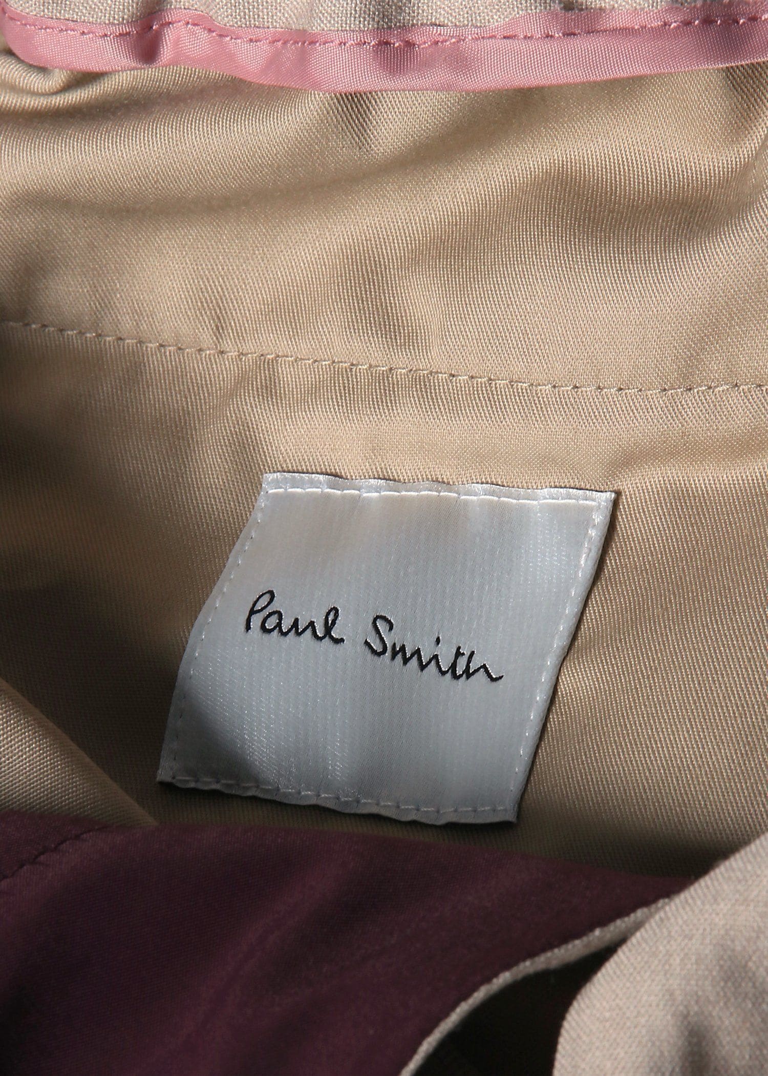 ライトメランジ ワンタック テーパード トラウザーズ