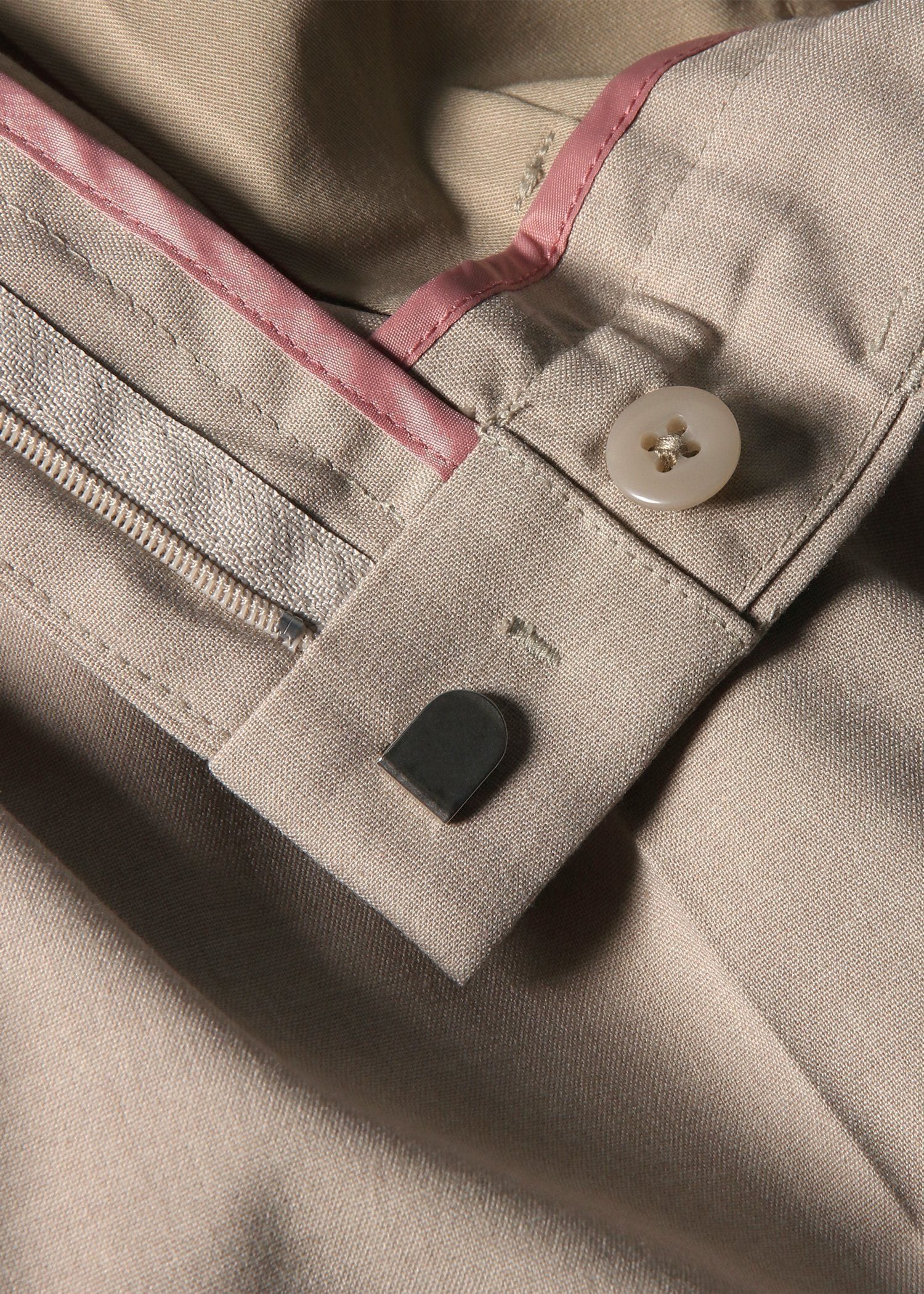 ライトメランジ ワンタック テーパード トラウザーズ