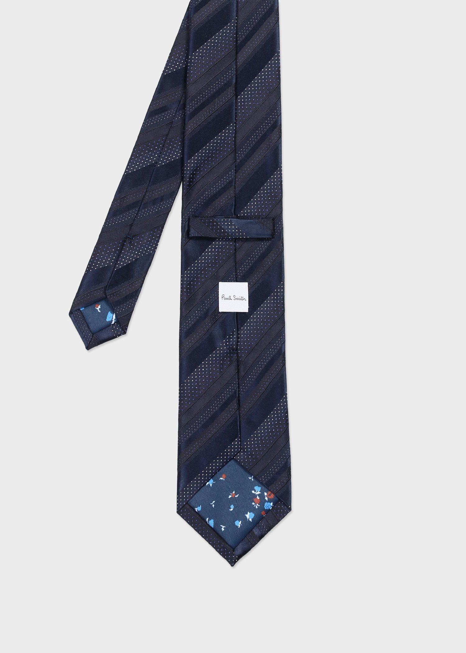 ウーブン テクスチャー ストライプタイ