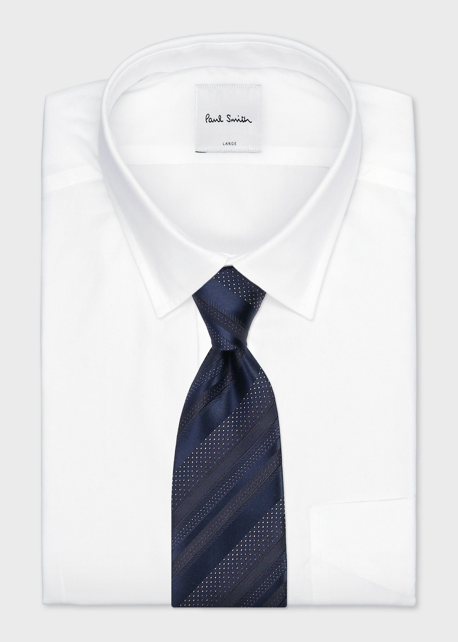 ウーブン テクスチャー ストライプタイ