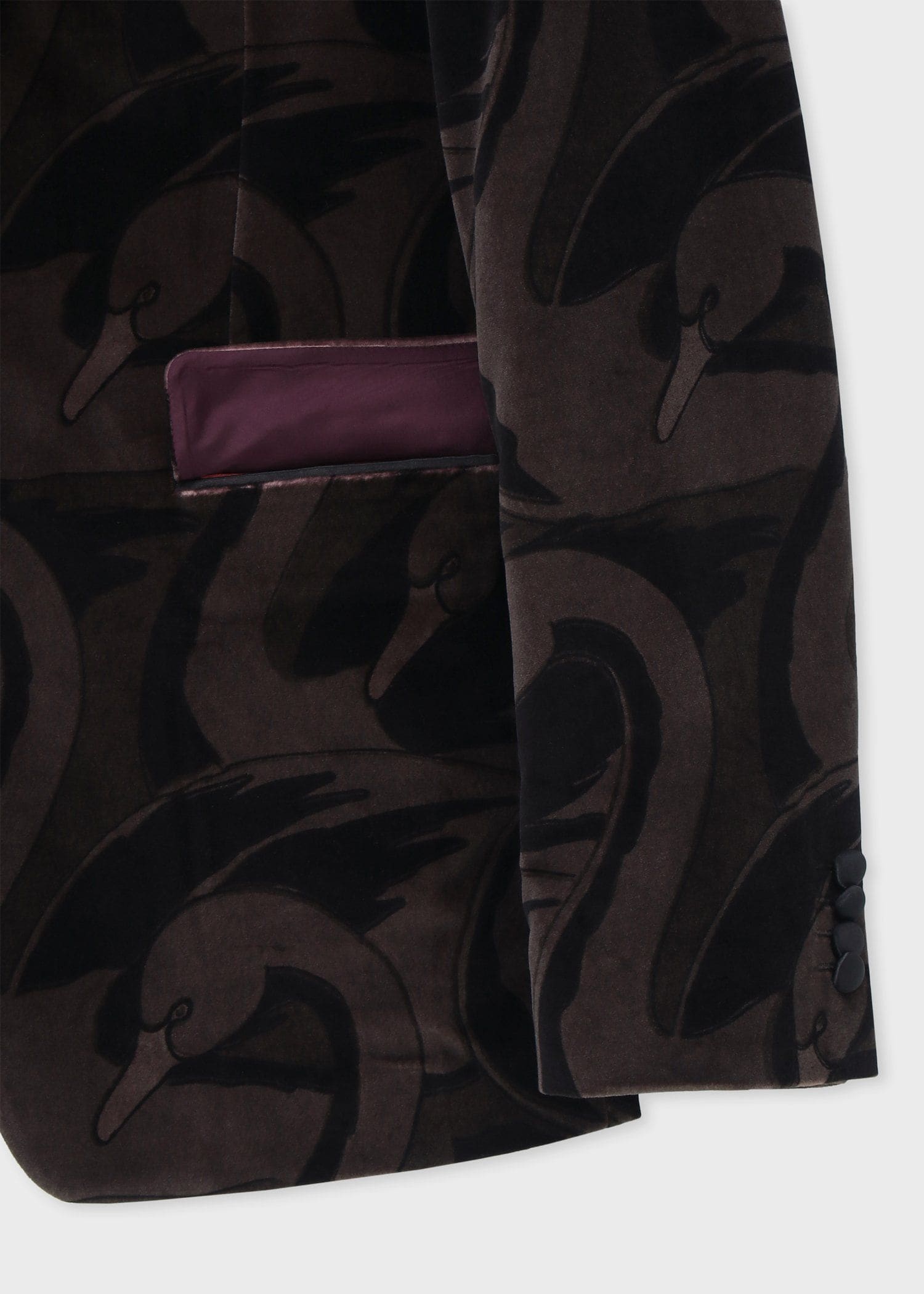 "Swan" ベルベット タキシードジャケット