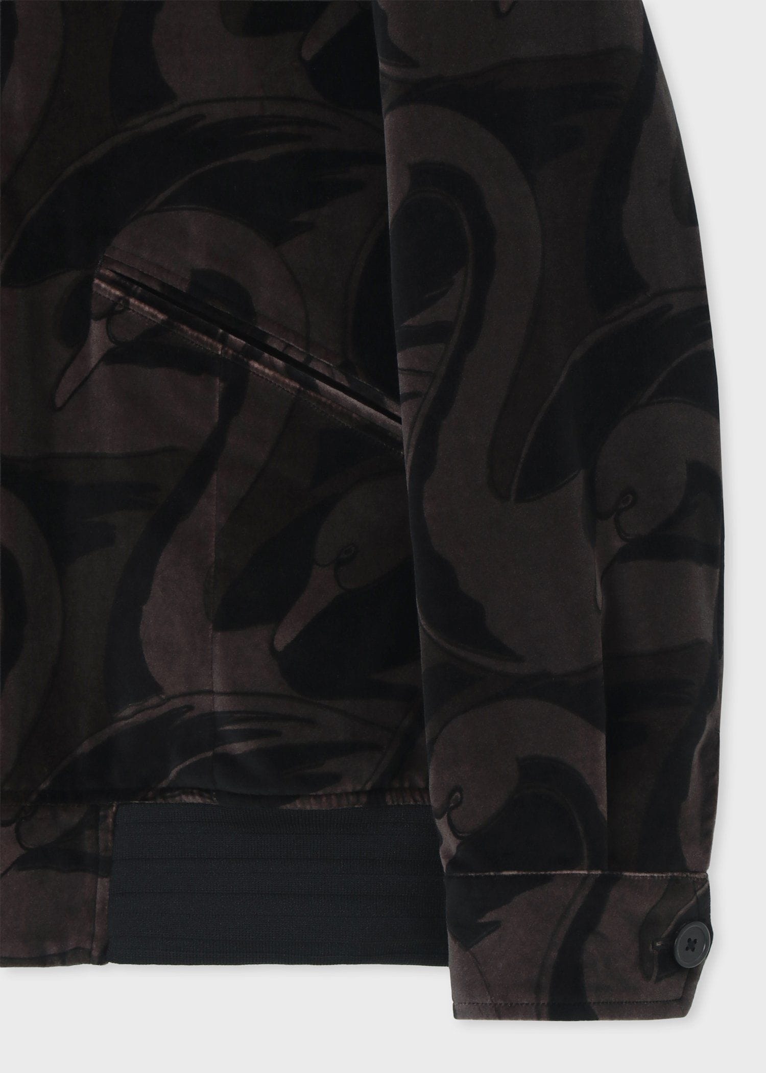 "Swan" ベルベットブルゾン