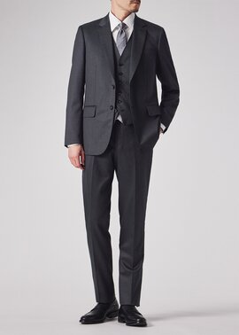 【美品】ポールスミスコレクション　ベスト　Lサイズ 6Bベスト（ダークグレー） ｜ポール・スミス