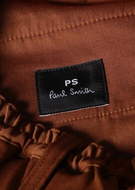 ダブルサテン ワイドカーゴパンツ（チェスナット） ｜ポール・スミス