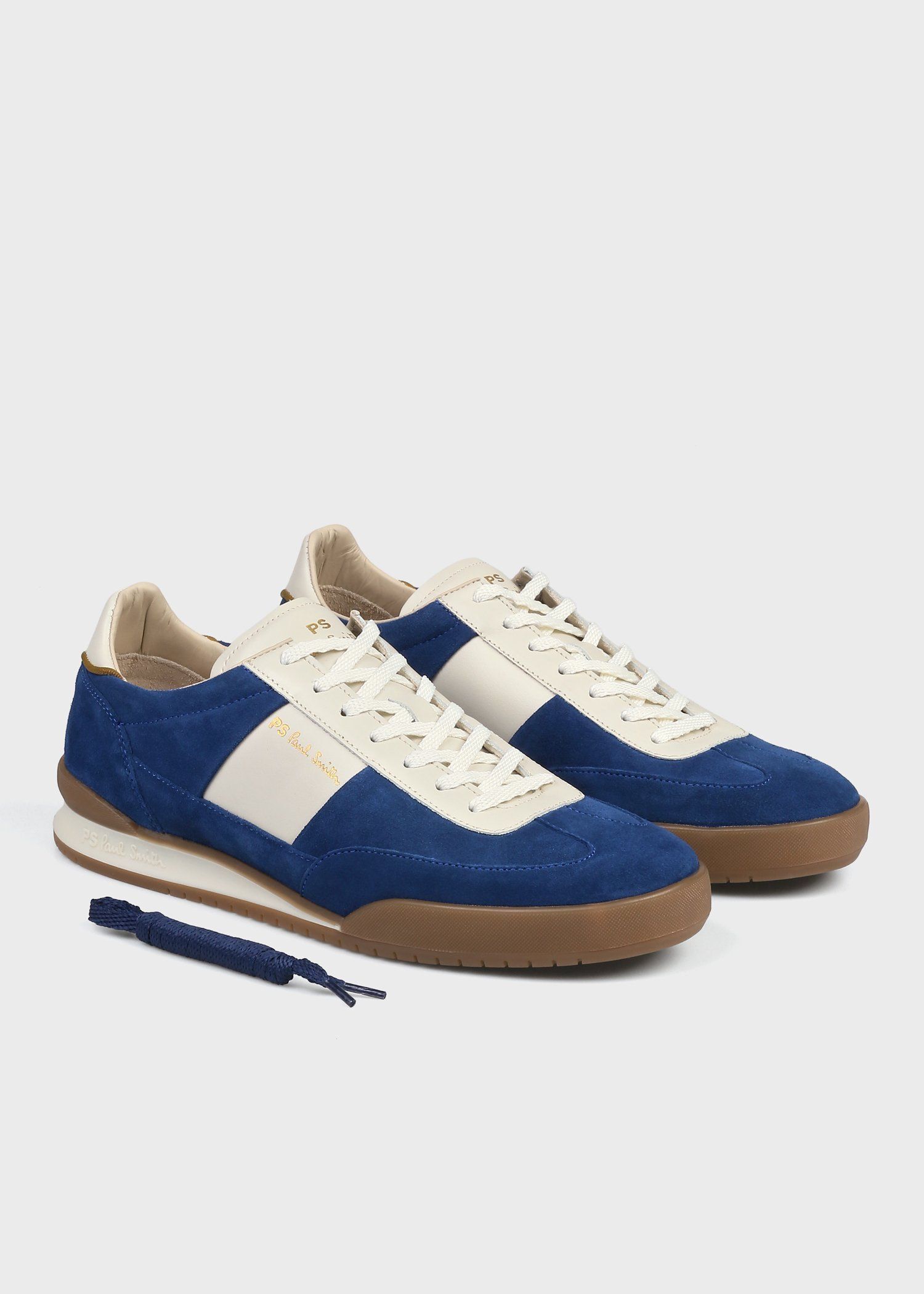 "Dover" スエードパネル スニーカー