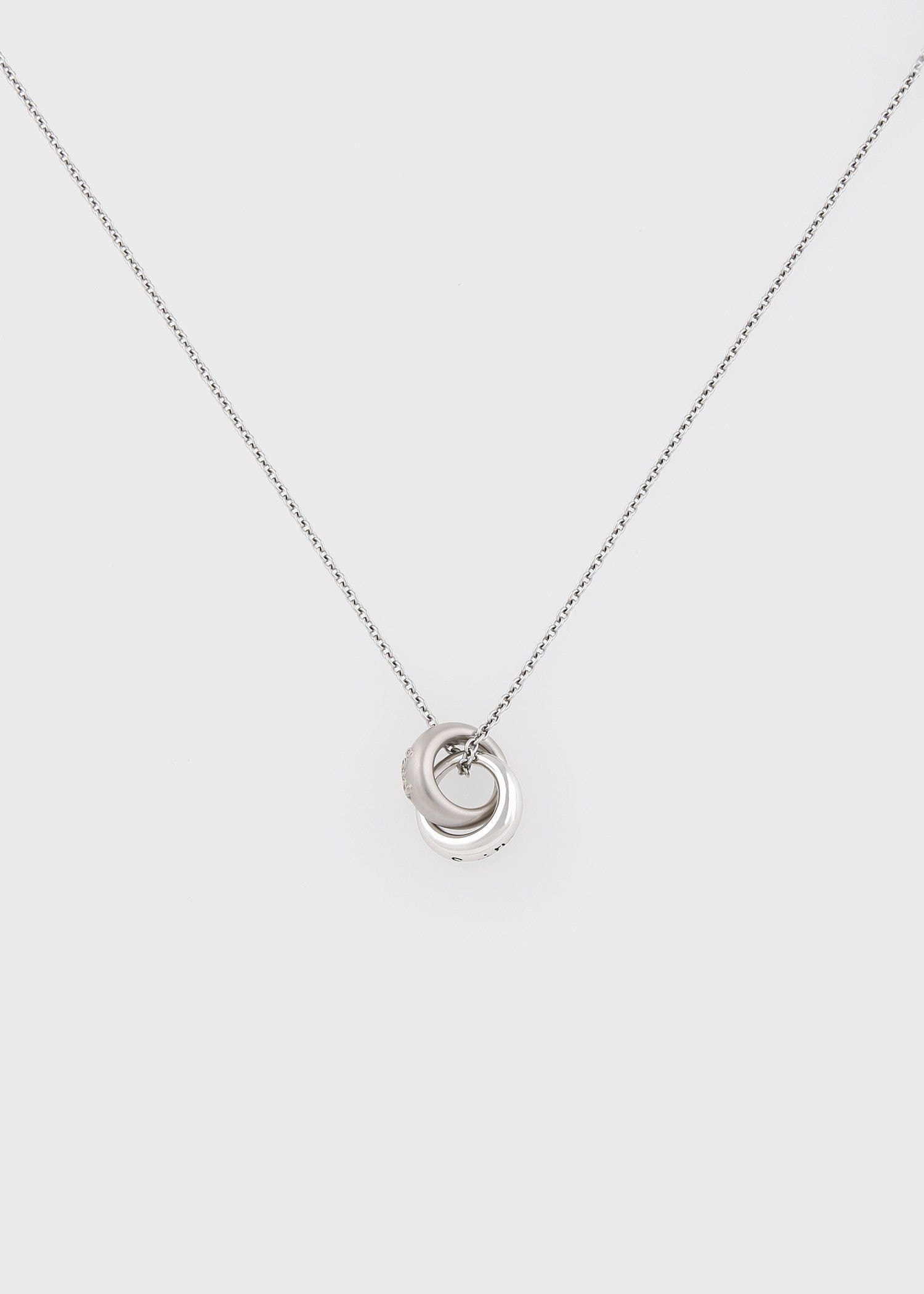 "Double Ring Motif" ネックレス
