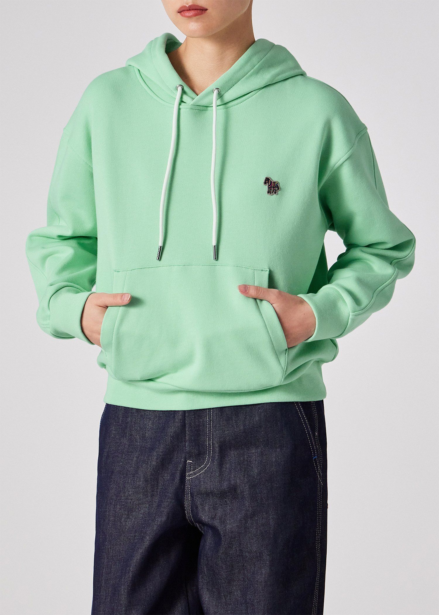 Paul Smith ウィメンズ ゼブラ ワンポイント パーカー ブラック M Paul