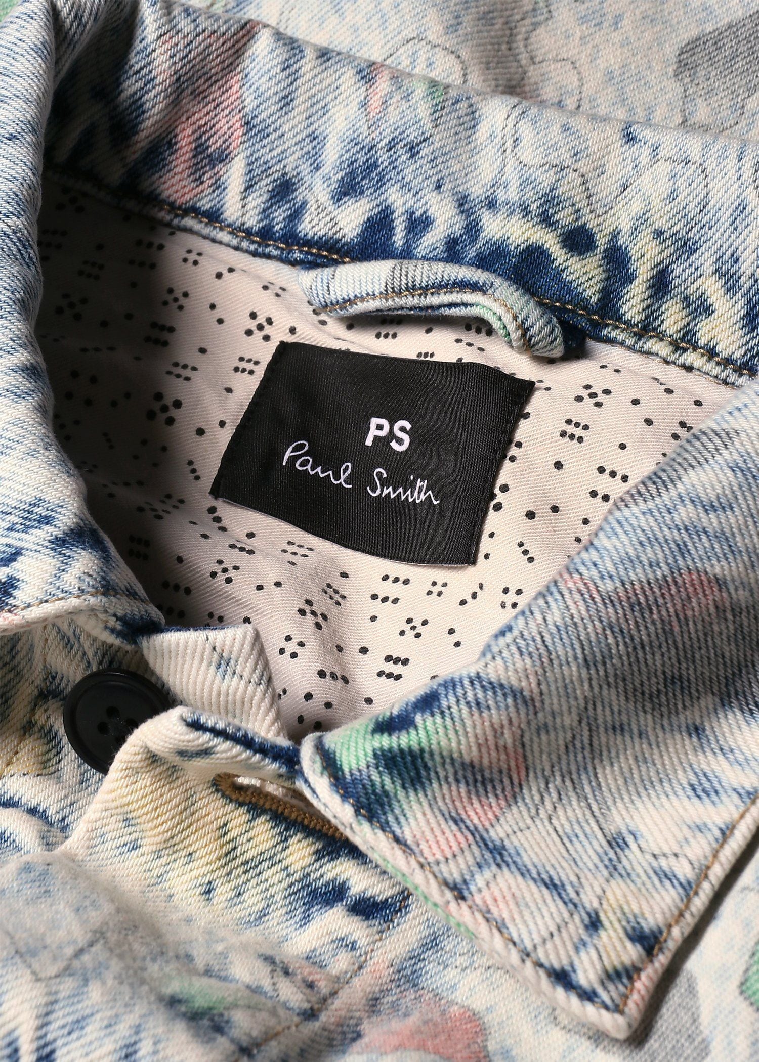 "Bleach Denim Floral" デニムジャケット